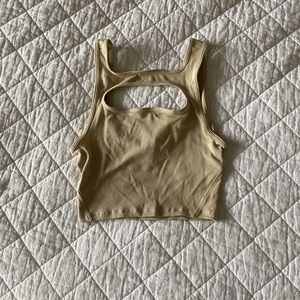 LA Front Cutout Crop Tank (4) lululemon